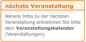 Nächste Veranstaltung